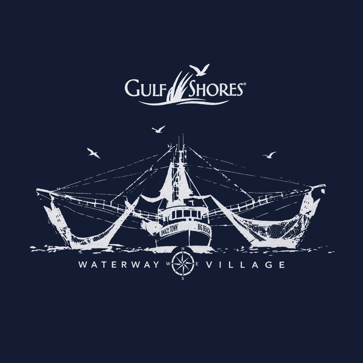 Waterway Village Long Sleeve T-Shirt