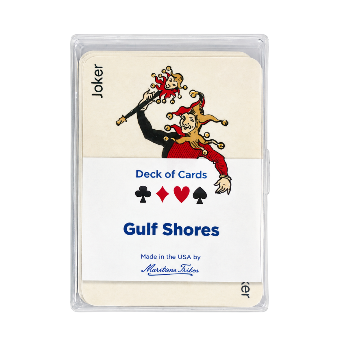 Gulf Shores Map Playing Cards