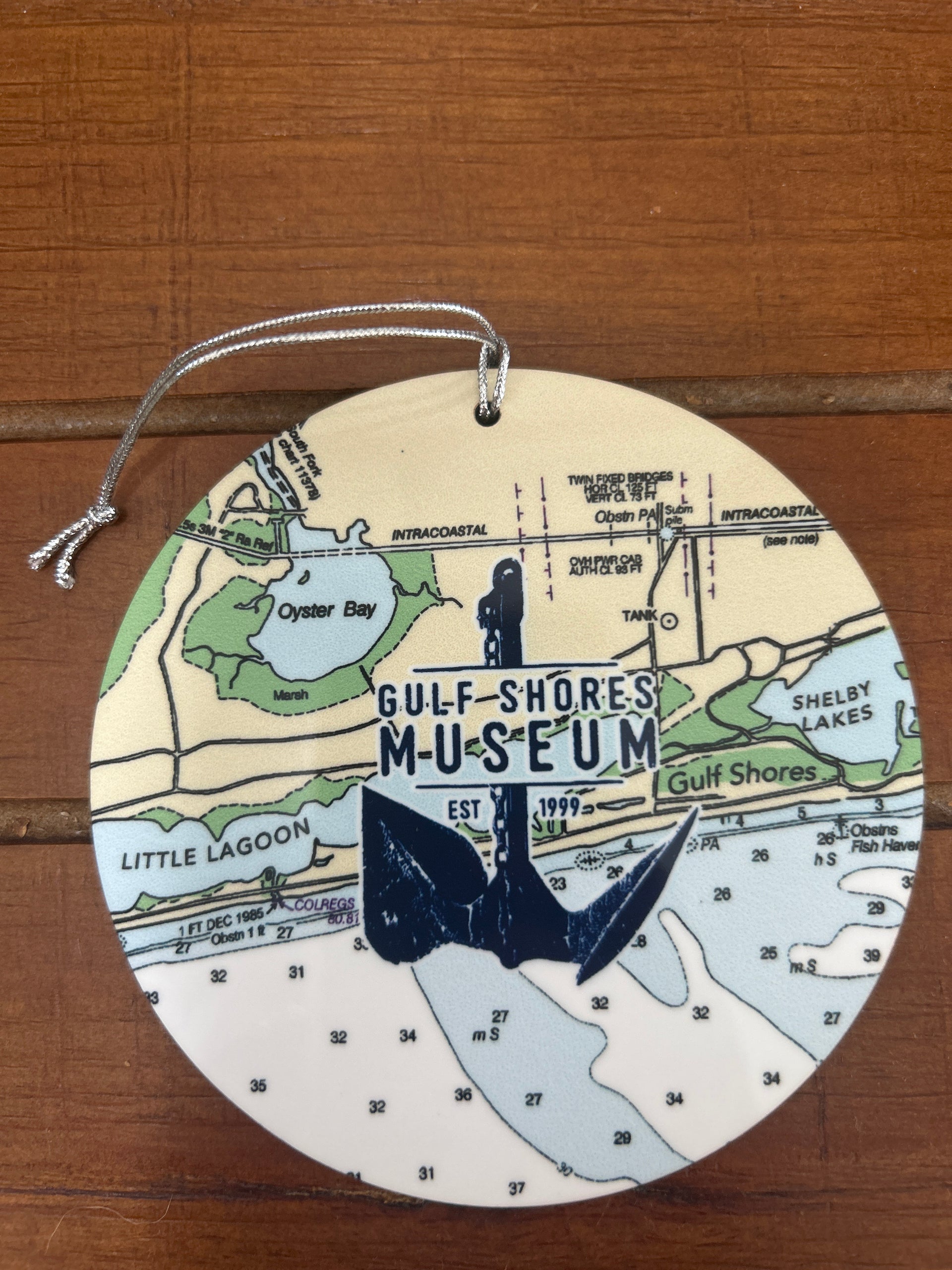 GS Map & Anchor Ornament