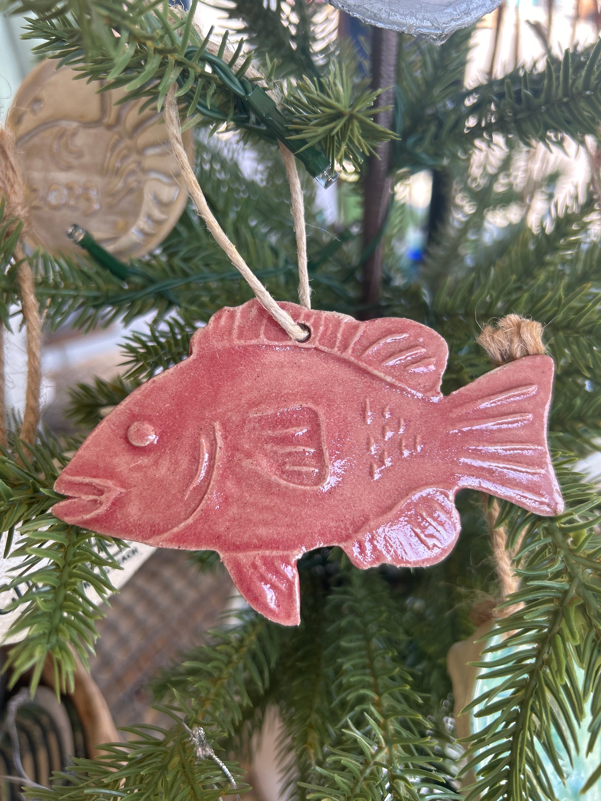 2025 Red Snapper Handmade Ornament