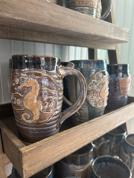 2024 Limited Edition Holiday Mug-Seahorse