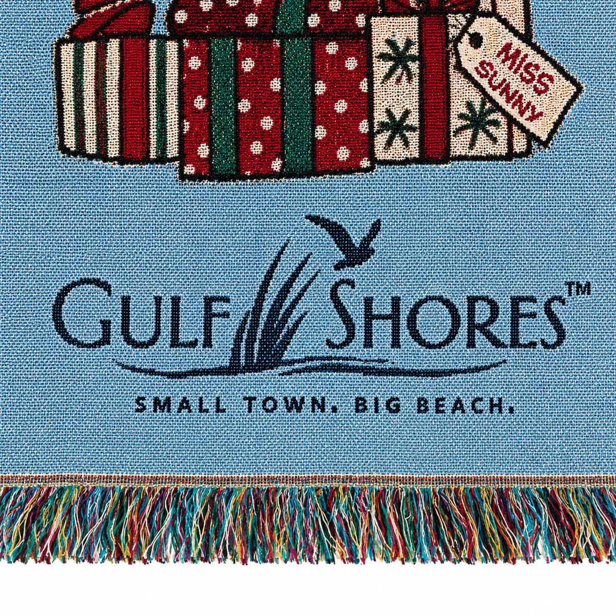 Miss Sunny Christmas Throw Blanket