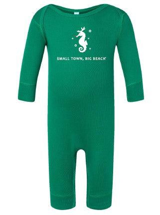 2024 Christmas Seahorse Baby Long Legged Bodysuit