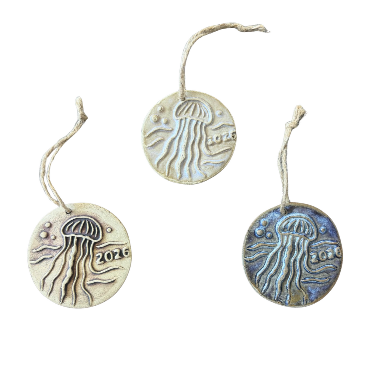 2026 Handmade Jellyfish Christmas Ornament