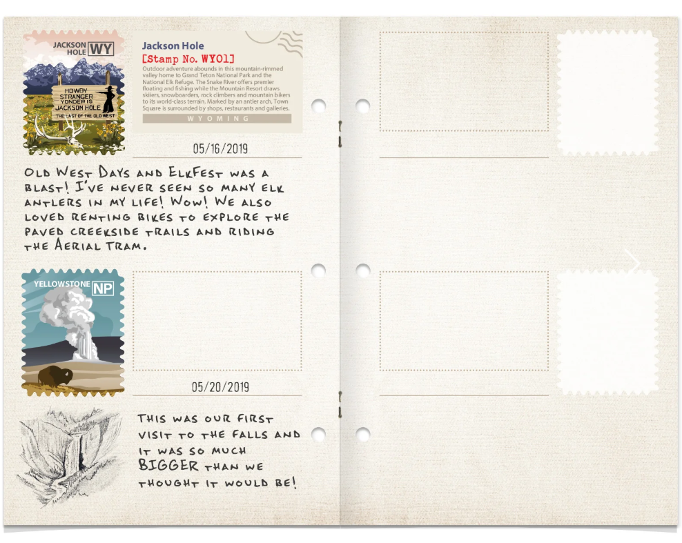 Travel Stamps: Collection Booklet