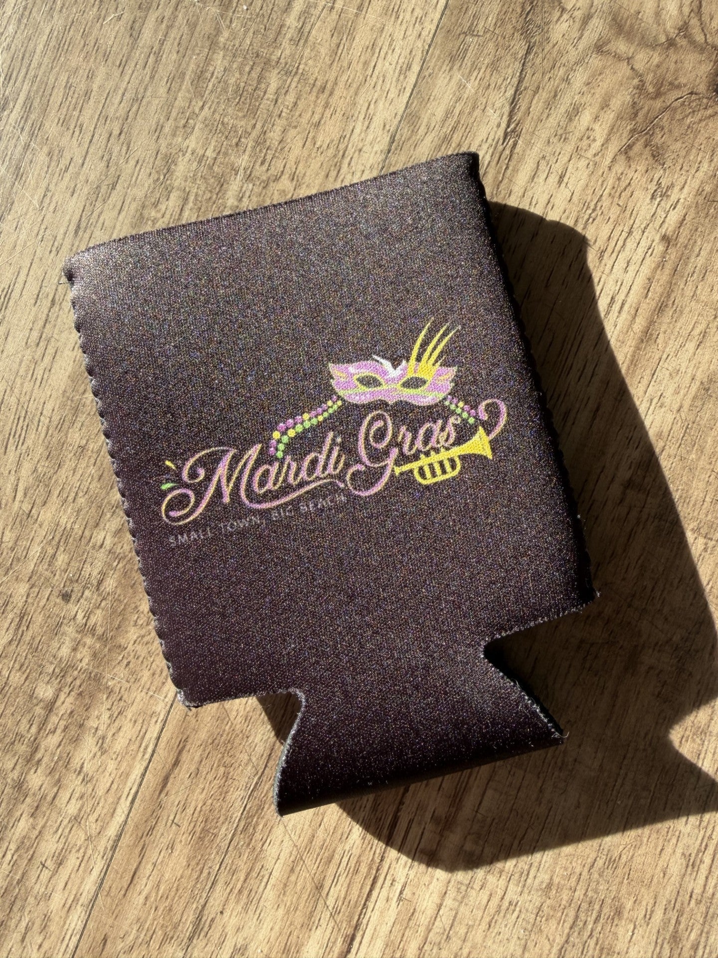 Mardi Gras Can Holder