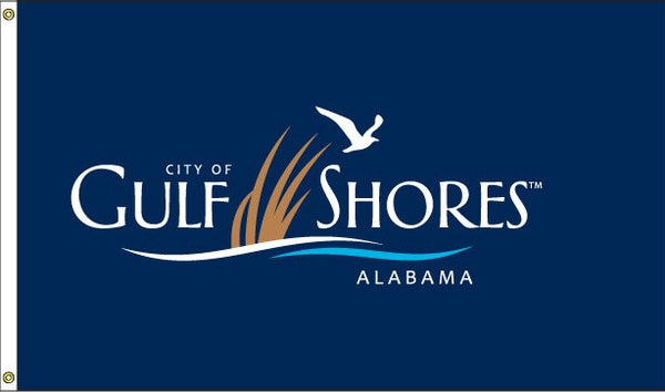 Gulf Shores Logo Flag